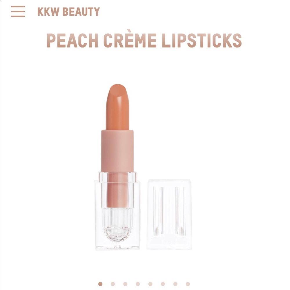 Kim Kardashian West’s peach lipstick. “Peach 1”